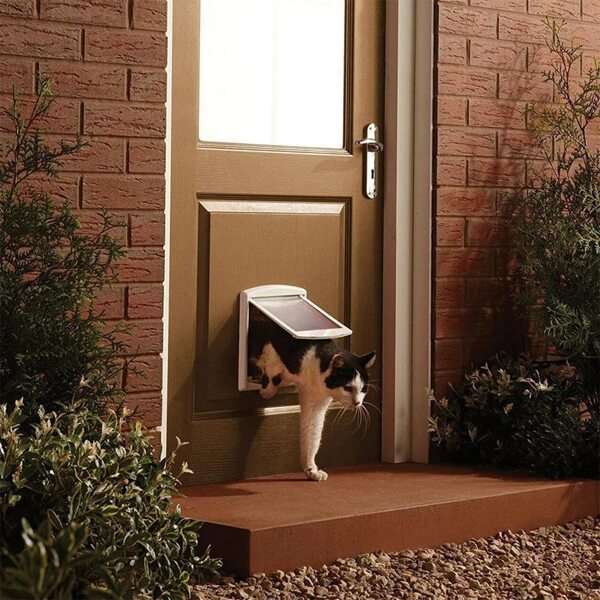 

1pc Furniture Protector Pet Door, White
