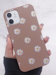 Vỏ điện thoại hình hoa - Cà phê nâu - Xem 5