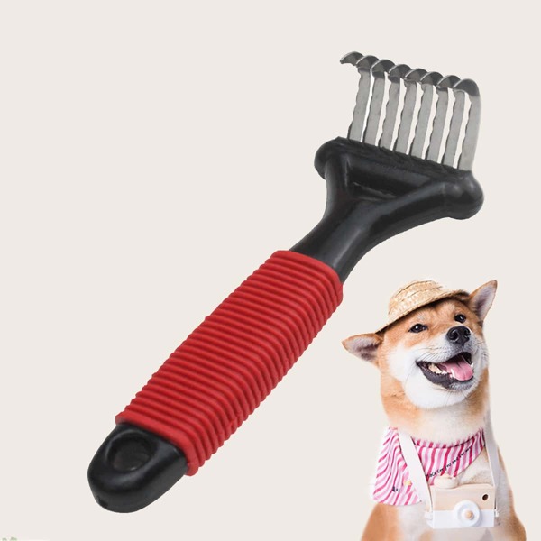 

1pc Pet Hair Knot Comb, Multicolor