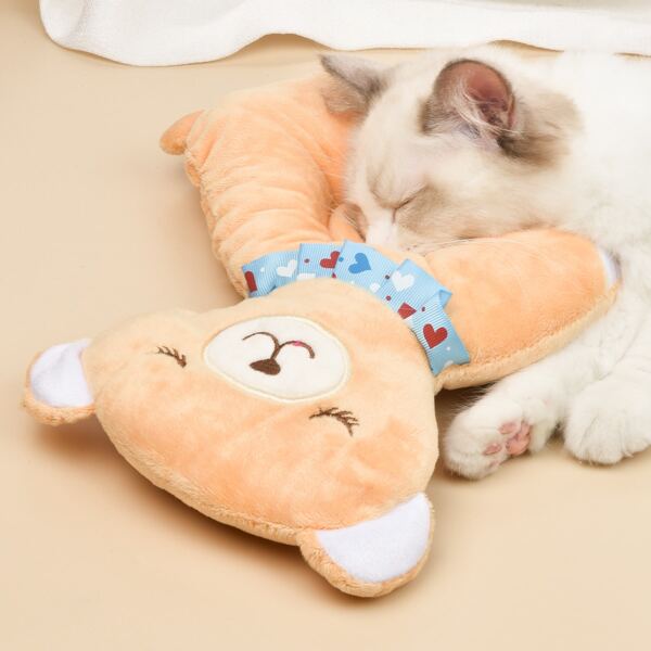 

Bear Shaped Pet Pillow, Multicolor