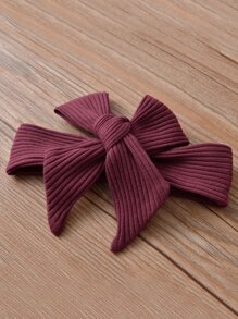 Bebé niña Jumpsuit ribete con fruncido con diadema - Granate - Ver 3