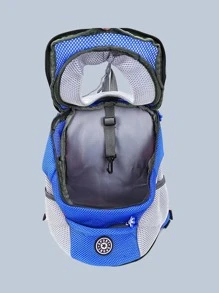 Color Block Pet Backpack