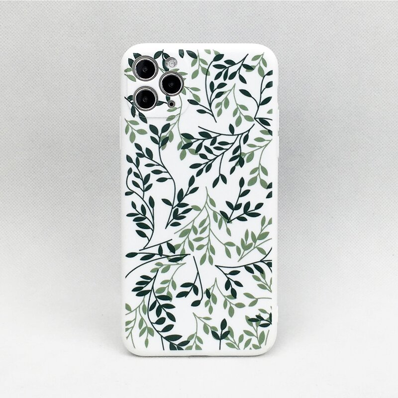 

Leaf Painted Phone Case, Green