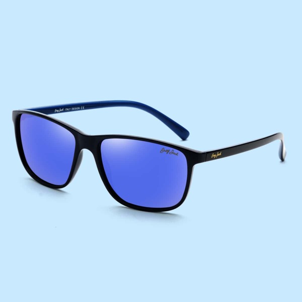 

Men Square Frame Polarized Sunglasses, Royal blue