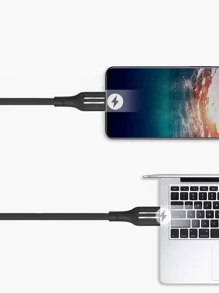 Cáp dữ liệu sạc nhanh 2M Type-C - màu đen - Xem 2