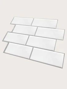 1 miếng dán tường 3D chống thấm nước - trắng - Xem 2