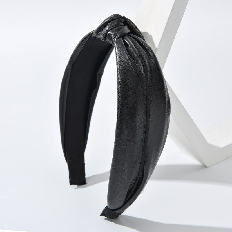 

Solid Knot Headband, Black