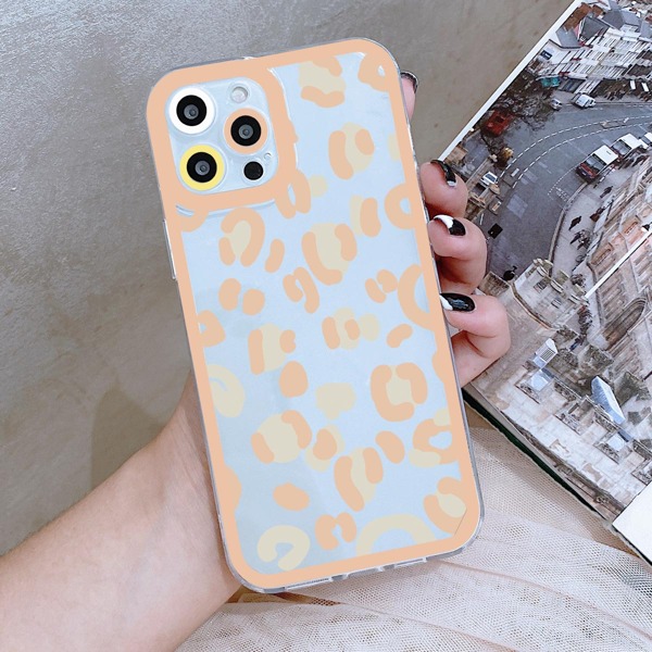 

Leopard Phone Case, Coral pink