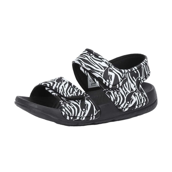 

Toddler Girls Two Tone Strappy Sandals, Black