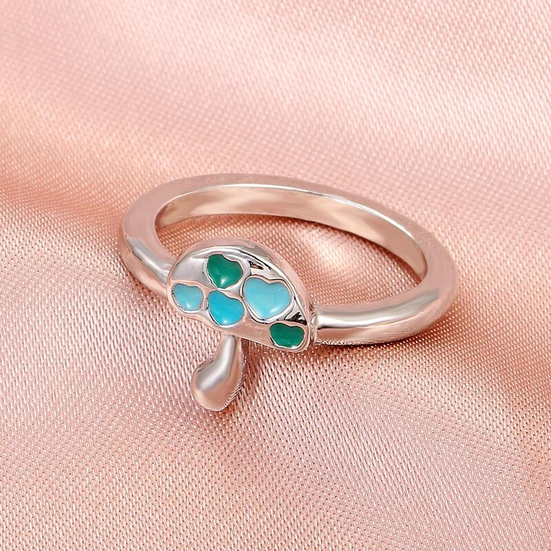 

Mushroom Decor Ring, Multicolor