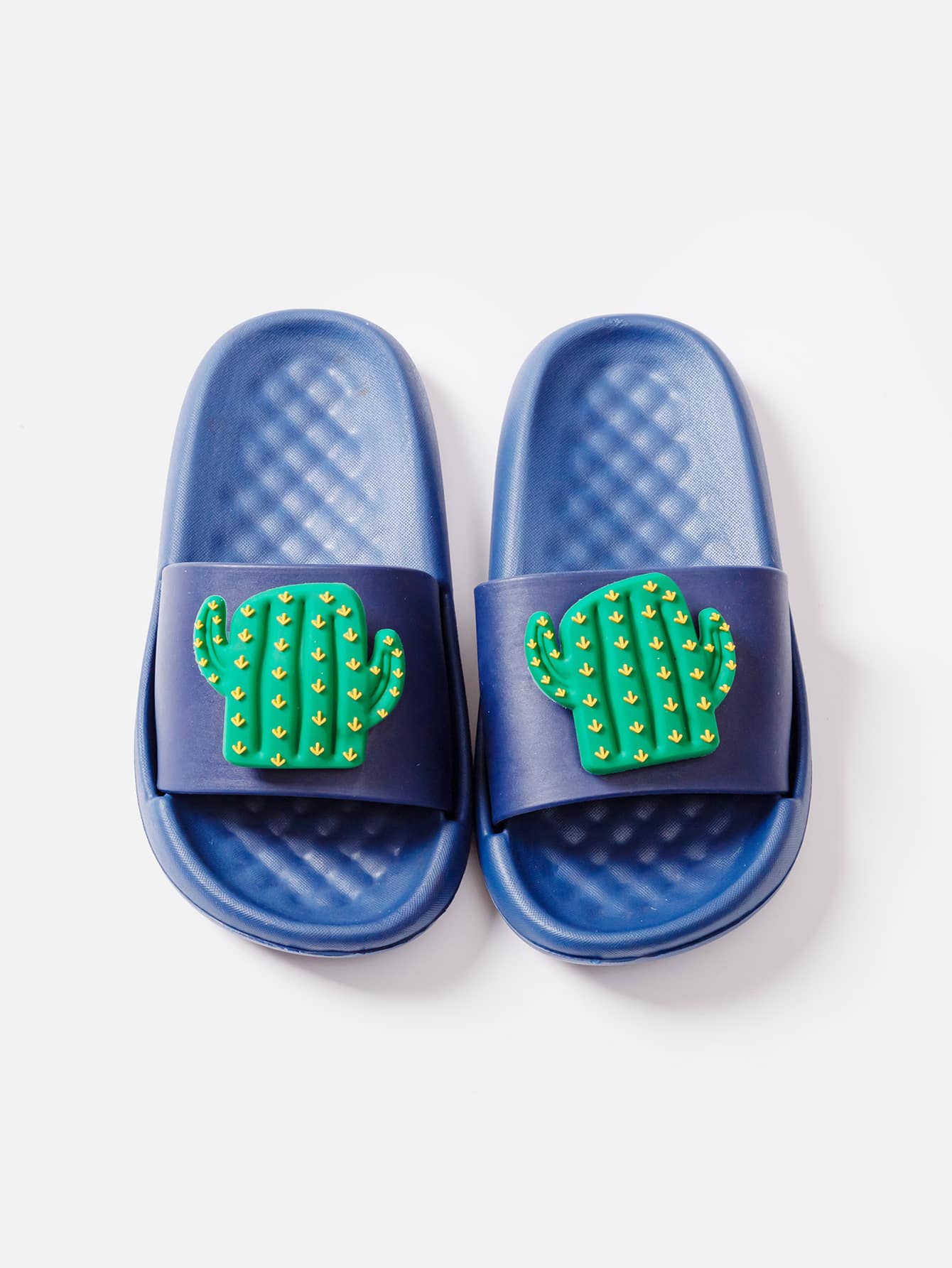 Niñitos Chanclas cactus patrón - Azul - Ver 1
