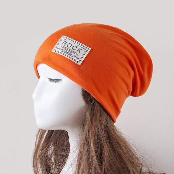 

Label Decor Beanie, Orange