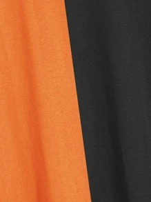 Manfinity Camiseta con estampado de oso bicolor - Multicolor - Ver 4