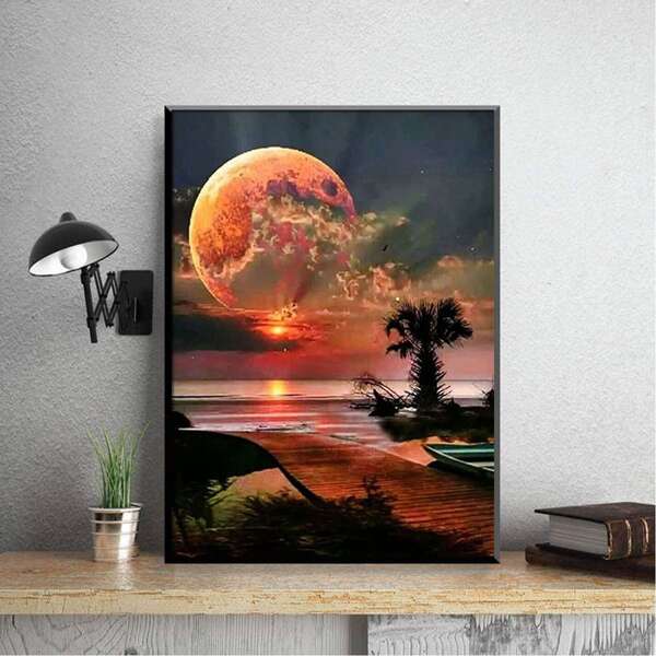 

Scenery Pattern Diamond Painting Without Frame, Multicolor