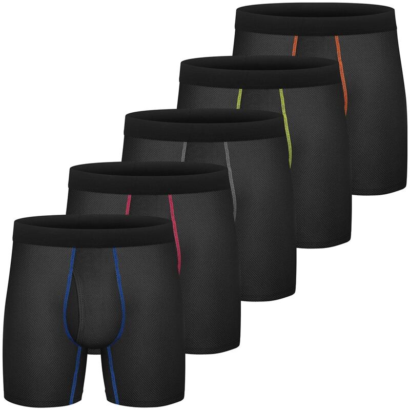 

Guys 5pcs Boxer Brief, Black