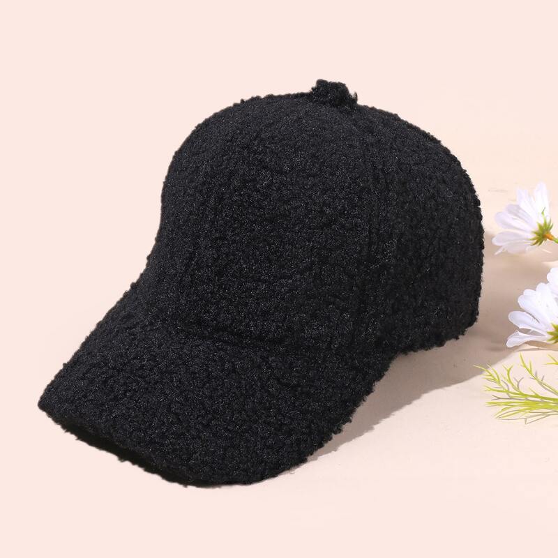 

Slogan Embroidery Baseball Cap, Black