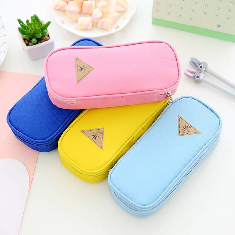 

1pc Random Color Pencil Bag, Multicolor