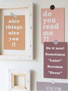 15pcs Slogan Graphic Postcard - Multicolor - View 2