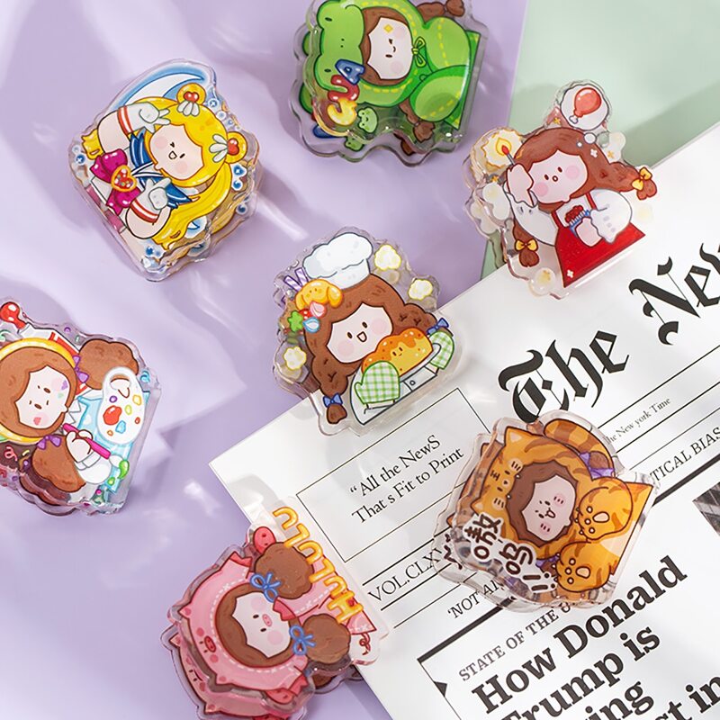 

3pcs Cartoon Graphic Random Clip, Multicolor