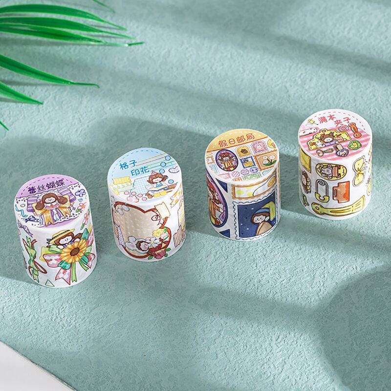 

1pc Cartoon Graphic Random Washi Tape, Multicolor