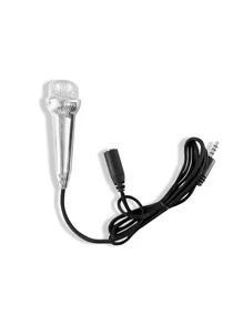 Mini Microphone Compatible With Mobile Phone - Silver - View 2