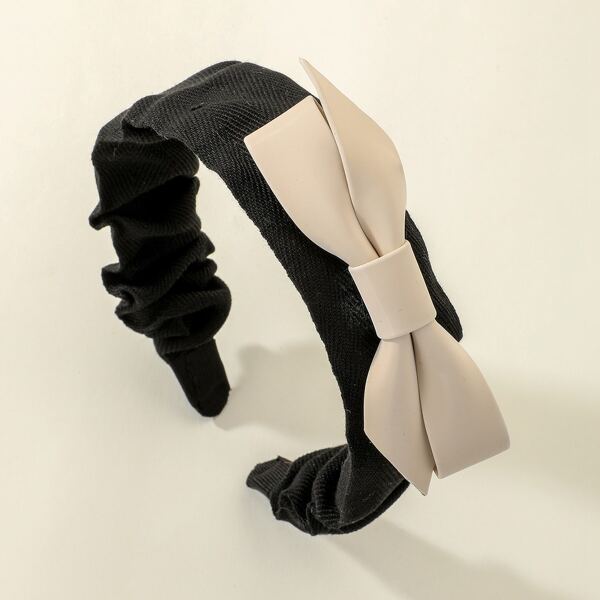 

Bow Decor Headband, Black