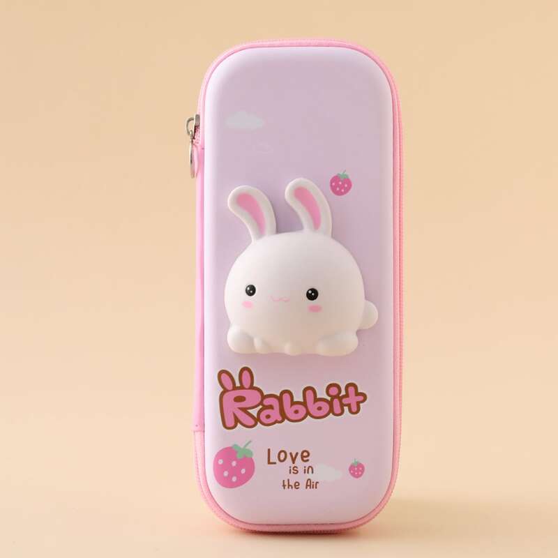 

1pc Rabbit Design Pencil Bag, Multicolor
