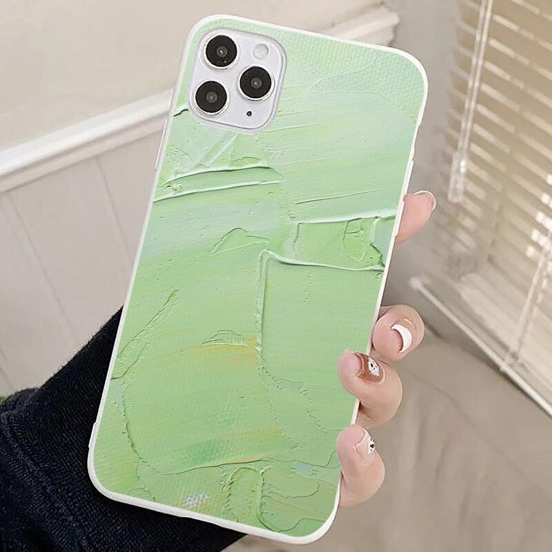

Contrast Frame Phone Case, Green