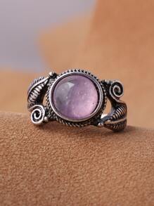 EMERY ROSE 1 cái nhẫn cổ điển - Màu tím - Xem 3