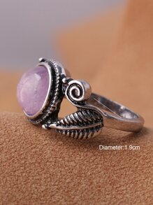 EMERY ROSE 1 cái nhẫn cổ điển - Màu tím - Xem 4