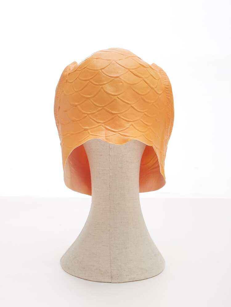 Fish Head Costume - Orange - View 2