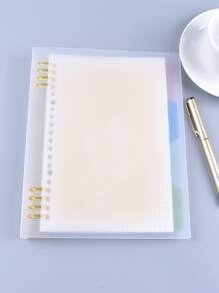 1pc A5 Loose Leaf Notebook - Multicolor - View 1
