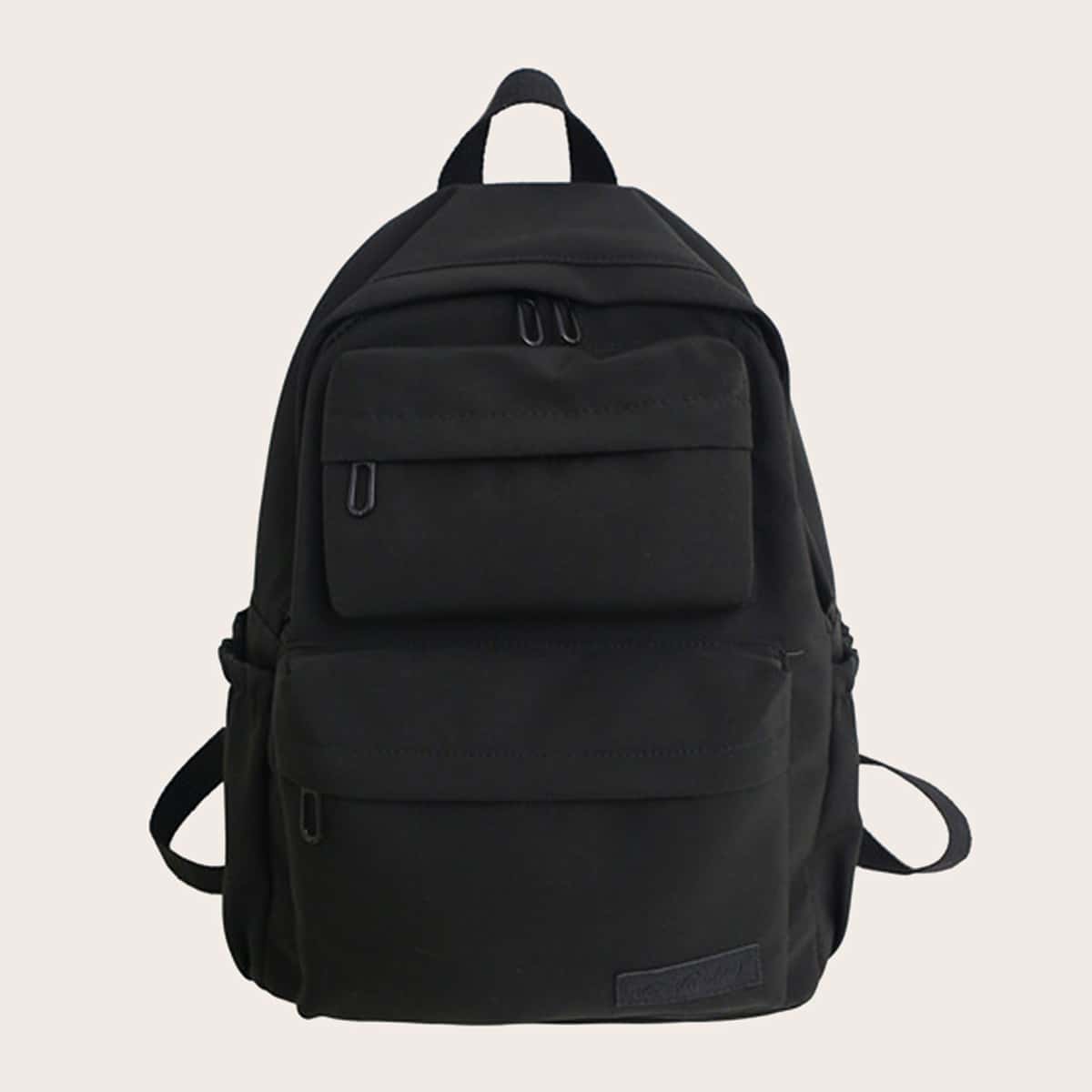 

Minimalist Multiple Compartment Functional Backpack, Black