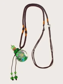 玻璃香水瓶吊墜項鍊