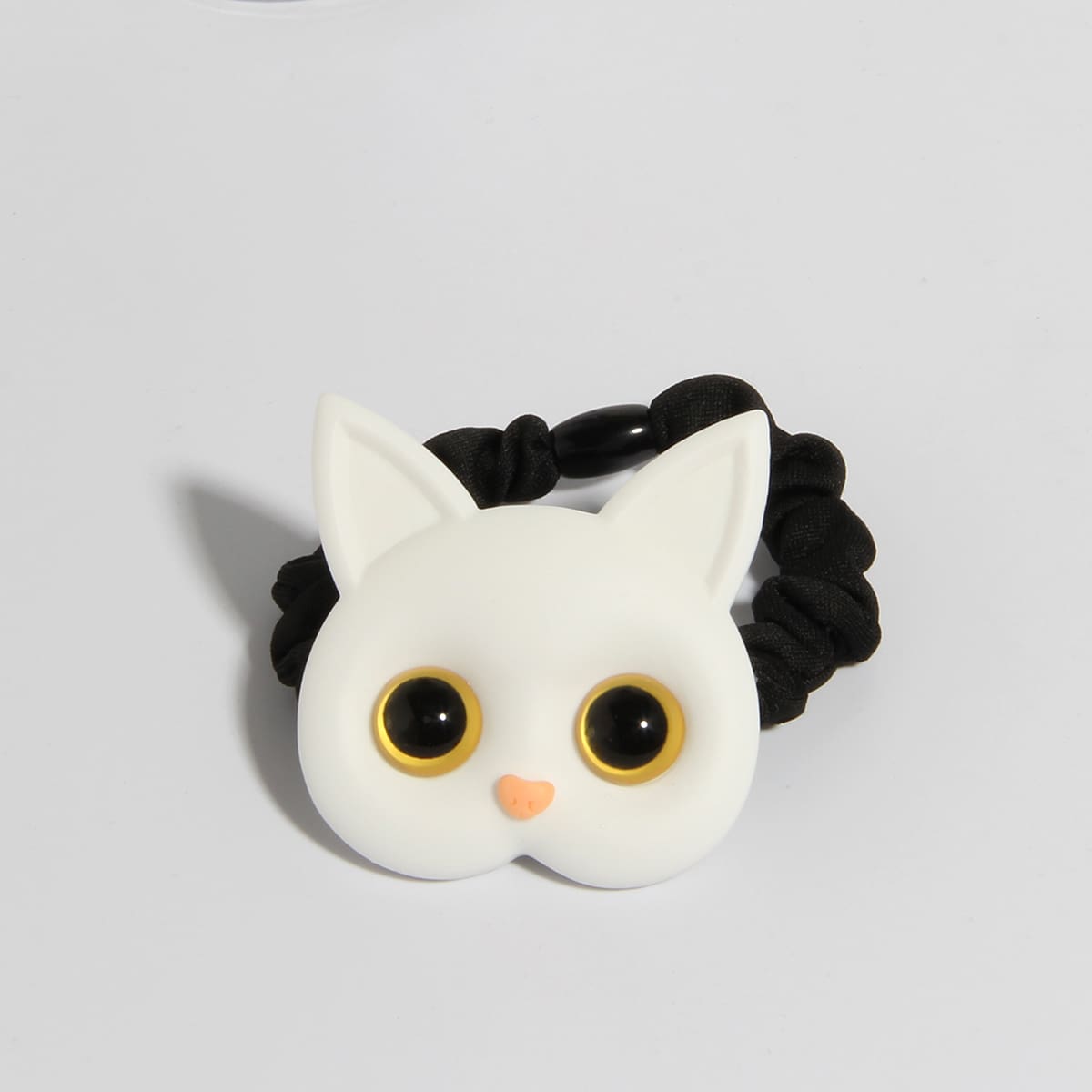

Cat Decor Hair Tie, White