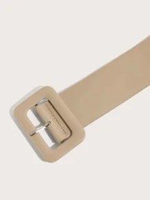 1pc Geometric Buckle Belt & 1pc Hole Puncher Halloween Summer, School Fall, Autumn, Halloween