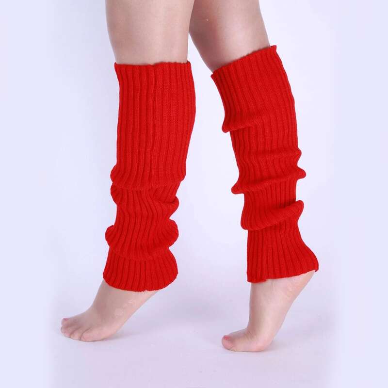 

Solid Leg Warmer, Red