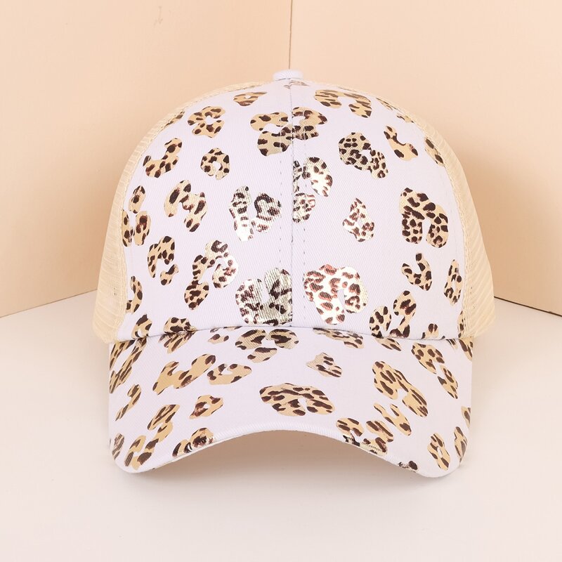 

Leopard Pattern Baseball Cap, Multicolor