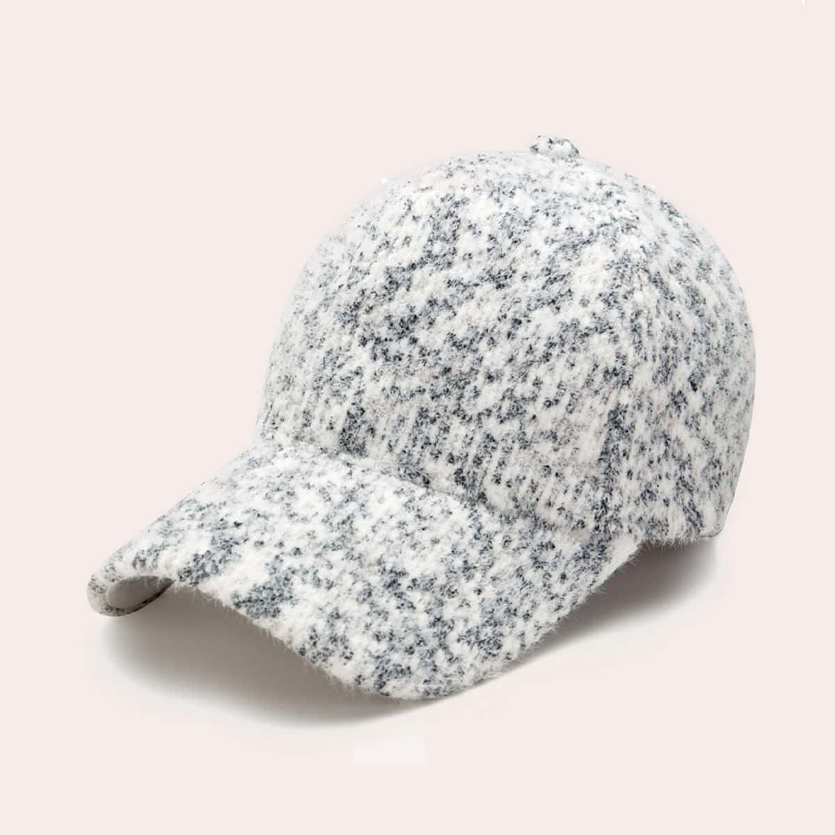 

Graphic Fluffy Baseball Cap, Multicolor