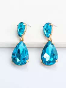 juran Bông tai giọt nước - Màu xanh lam - Xem 1