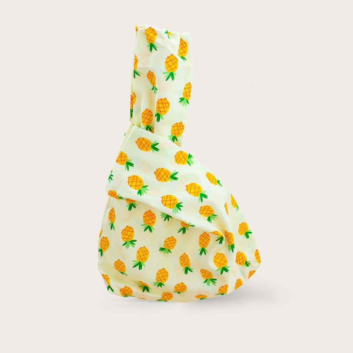 

Pineapple Graphic Satchel Bag, Multicolor