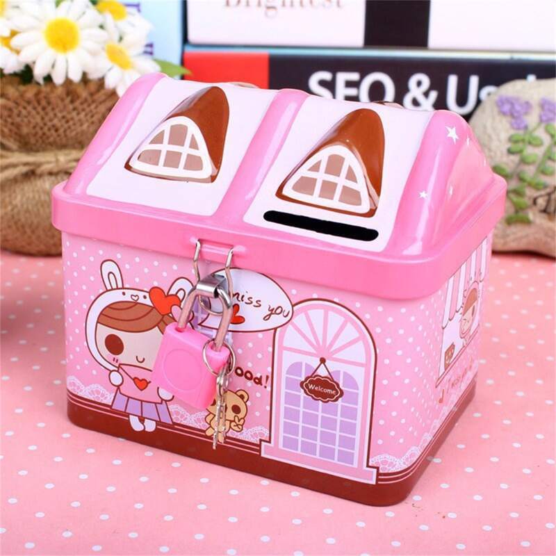 

1pc Cartoon Graphic Random Piggy Bank, Multicolor