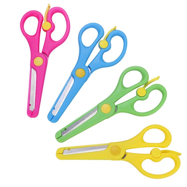 

1pc Random Safety Scissors, Multicolor