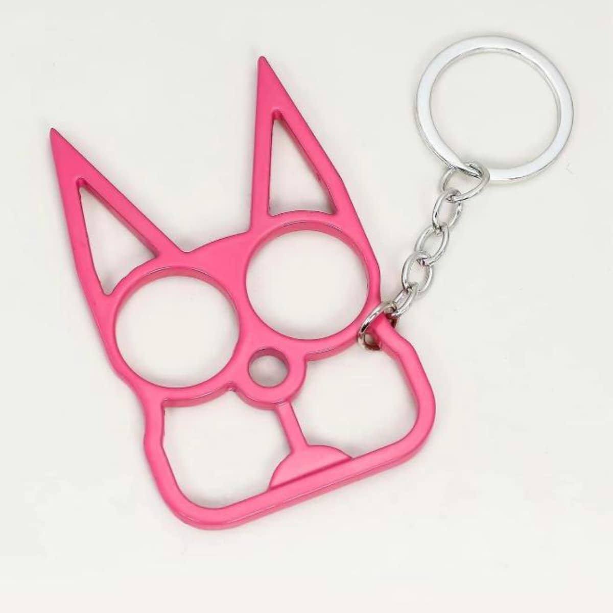 

Cartoon Hollow Out Keychain, Baby pink