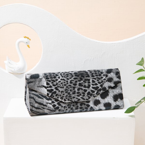 

Leopard Print Glasses Case, Multicolor