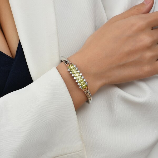 

Rhinestone Decor Bracelet, Yellow