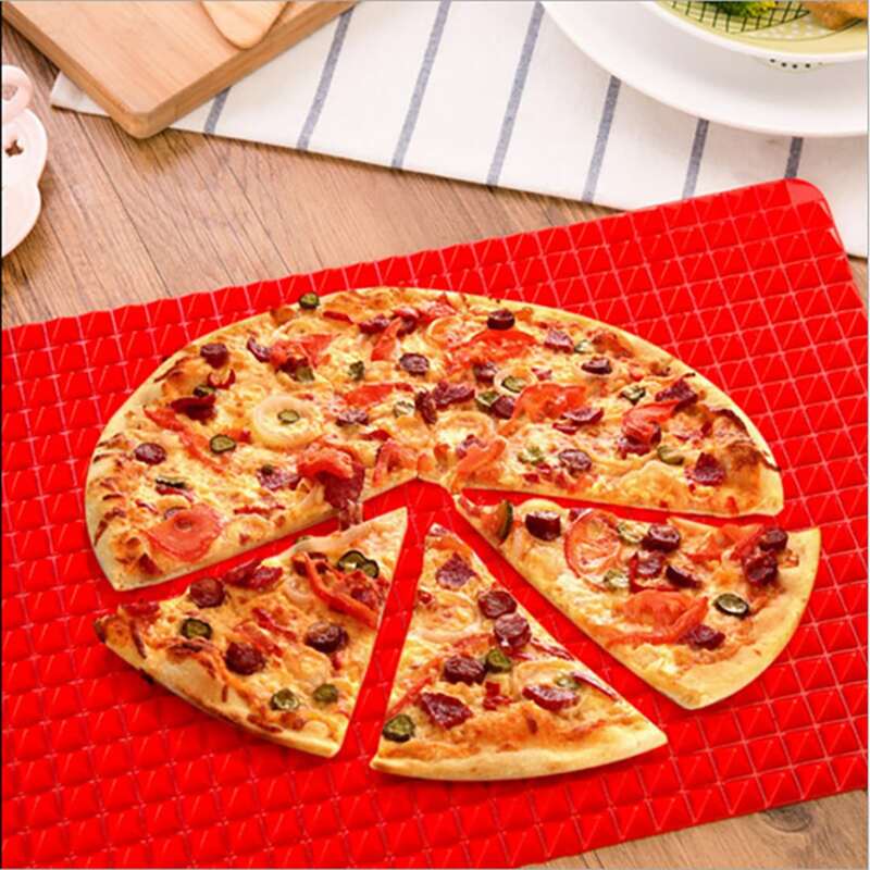 

1pc Plain Baking Mat, Red