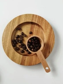 1 件木制咖啡量匙学校用品 - 卡其色 - 查看 5