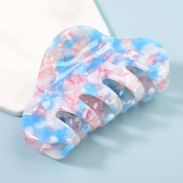 

Color Block Hair Claw, Multicolor