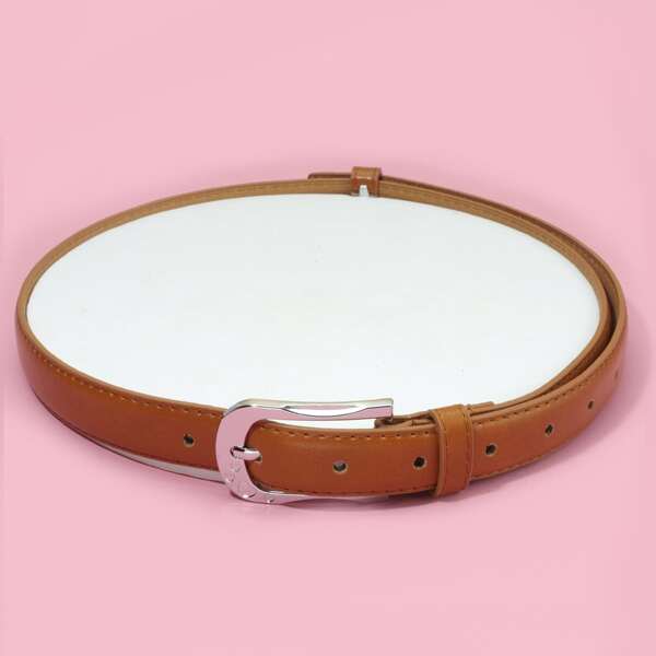 

Toddler Girls PU Belt, Camel